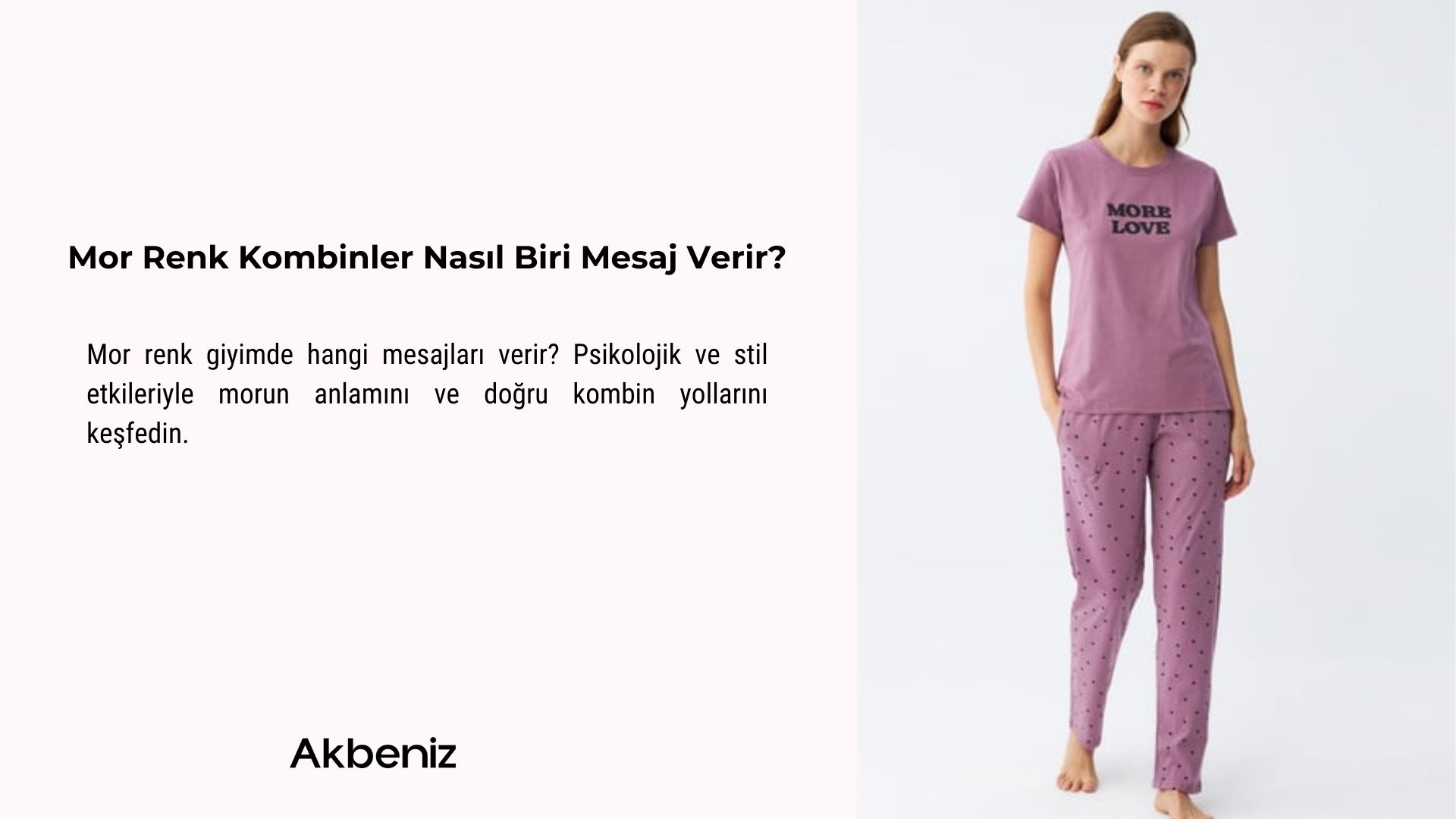 Mor Renk Kombinler Nasıl Biri Mesaj Verir?